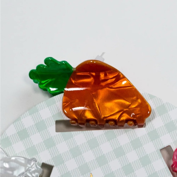 NWT 🐰🐣🌸🥕Piper K Easter Hair Claws Clips set of 5 - Picture 6 of 13